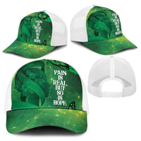 World Mental Health Awareness Month Baseball Net Cap Warriors Brave Strong Galaxy Vibes LT14 - Polynesian Pride