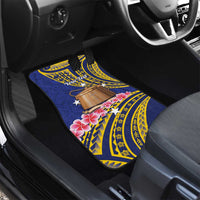 Personalised Tokelau Tokehega Day Car Mats Tokelauan Tatau Flag Color - Polynesian Pride