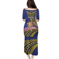 Personalised Tokelau Tokehega Day Family Matching Puletasi and Hawaiian Shirt Tokelauan Tatau Flag Color - Polynesian Pride