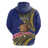 Personalised Tokelau Tokehega Day Zip Hoodie Tokelauan Tatau Flag Color - Polynesian Pride