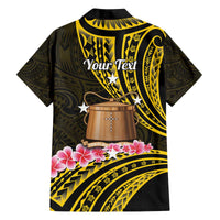 Personalised Tokelau Tokehega Day Family Matching Off The Shoulder Long Sleeve Dress and Hawaiian Shirt Tokelauan Tatau Black Color - Polynesian Pride