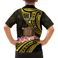Personalised Tokelau Tokehega Day Family Matching Puletasi and Hawaiian Shirt Tokelauan Tatau Black Color - Polynesian Pride