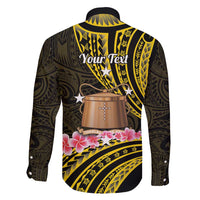 Personalised Tokelau Tokehega Day Family Matching Short Sleeve Bodycon Dress and Hawaiian Shirt Tokelauan Tatau Black Color - Polynesian Pride