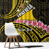 Personalised Tokelau Tokehega Day Window Curtain Tokelauan Tatau Black Color - Polynesian Pride