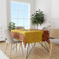 Personalised Tufi Tapa and Tattoo Festival Tablecloth PNG Oro Butterfly Tapa Pattern - Polynesian Pride