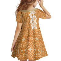 Personalised Tufi Tapa and Tattoo Festival Family Matching Summer Maxi Dress and Hawaiian Shirt Oro Tapa Cloth With Plumeria - Polynesian Pride