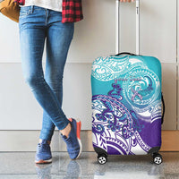 Personalised New Zealand Suicide Prevention Month Luggage Cover You Matter NZ Fern With Maori Koru Lizard