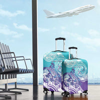 Personalised New Zealand Suicide Prevention Month Luggage Cover You Matter NZ Fern With Maori Koru Lizard