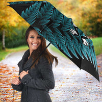 New Zealand Darts Christmas Umbrella Maori Fern Merry Dartsmas - Polynesian Pride