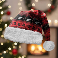 New Zealand Darts Christmas Santa Hat Merry Xmas Aotearoa Maori Red - Polynesian Pride
