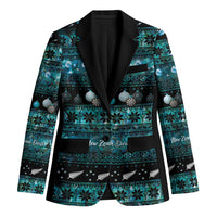 New Zealand Darts Christmas Blazer Merry Xmas Aotearoa Maori Paua Shell - Polynesian Pride