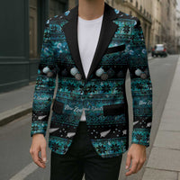 New Zealand Darts Christmas Blazer Merry Xmas Aotearoa Maori Paua Shell - Polynesian Pride