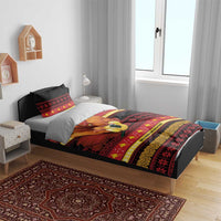 Papua New Guinea Christmas Bedding Set Bikpela hamamas blong dispela Krismas - Polynesian Pride