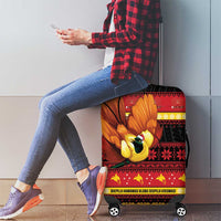 Papua New Guinea Christmas Luggage Cover Bikpela hamamas blong dispela Krismas - Polynesian Pride