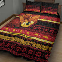 Papua New Guinea Christmas Quilt Bed Set Bikpela hamamas blong dispela Krismas - Polynesian Pride