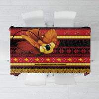 Papua New Guinea Christmas Tablecloth Bikpela hamamas blong dispela Krismas - Polynesian Pride