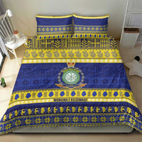 Niue Christmas Bedding Set Monuina e Kilisimasi Hiapo Motifs - Polynesian Pride