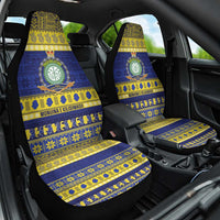 Niue Christmas Car Seat Cover Monuina e Kilisimasi Hiapo Motifs - Polynesian Pride