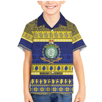 Niue Christmas Family Matching Mermaid Dress and Hawaiian Shirt Monuina e Kilisimasi Hiapo Motifs - Polynesian Pride