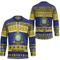 Niue Christmas Hockey Jersey Monuina e Kilisimasi Hiapo Motifs LT14 - Polynesian Pride