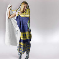 Niue Christmas Hooded Blanket Monuina e Kilisimasi Hiapo Motifs - Polynesian Pride