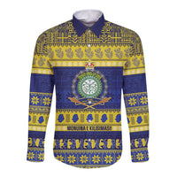 Niue Christmas Long Sleeve Button Shirt Monuina e Kilisimasi Hiapo Motifs - Polynesian Pride