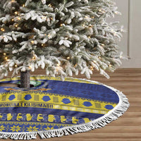Niue Christmas Tree Skirt Monuina e Kilisimasi Hiapo Motifs - Polynesian Pride