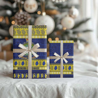 Niue Christmas Wrapping Paper Monuina e Kilisimasi Hiapo Motifs - Polynesian Pride