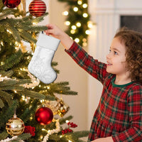 Tapu Fanau Ia Niue Christmas Stocking Happy White Sunday Unique Hiapo - Polynesian Pride