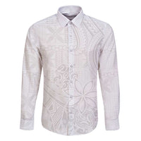 Tapu Fanau Ia Niue Family Matching Puletasi and Hawaiian Shirt Happy White Sunday Unique Hiapo - Polynesian Pride