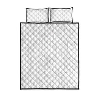 Tapu Fanau Ia Niue Quilt Bed Set Happy White Sunday Unique Hiapo - Polynesian Pride