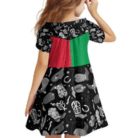 Vanuatu Cowboy Family Matching Off Shoulder Maxi Dress and Hawaiian Shirt Cowboy Symbols Split Stylized - Polynesian Pride