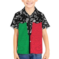 Vanuatu Cowboy Hawaiian Shirt Cowboy Symbols Split Stylized - Polynesian Pride