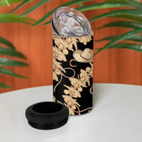 Vanuatu Cowboy 4 in 1 Can Cooler Tumbler Seamless Straw Hats Hibiscus - Polynesian Pride