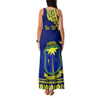 Personalised Fiji Natabua High School Family Matching Tank Maxi Dress and Hawaiian Shirt Fijian Tapa Pattern LT14 - Polynesian Pride