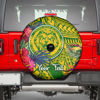 Personalised Leone High School Spare Tire Cover American Samoa Schools Polynesian Tropical Flowers LT14 - Polynesian Pride