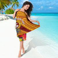 Personalised Tafuna High School Sarong American Samoa Schools Polynesian Tropical Flowers LT14 - Polynesian Pride