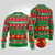 Personalised Hawaii Christmas Ugly Christmas Sweater Mele Kalikimaka LT14 Green - Polynesian Pride