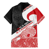 Toitu Te Tiriti Me Te Whakaputanga Family Matching Mermaid Dress and Hawaiian Shirt Maori Wahaika With Haka Face