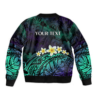 Personalised Pasifika Festival Auckland Sleeve Zip Bomber Jacket 2024 Pacific Islands Polynesian Pattern LT14 - Polynesian Pride