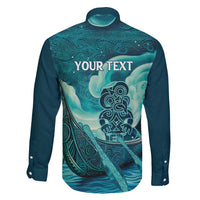 Personalised New Zealand Waitangi Day Family Matching Short Sleeve Bodycon Dress and Hawaiian Shirt Hei Tiki With Maori Waka - Whakarare Pattern