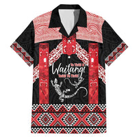 Toitu Te Tiriti O Waitangi Family Matching Mermaid Dress and Hawaiian Shirt Maori Wharenui With Taniko Motifs