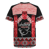 Toitu Te Tiriti O Waitangi Rugby Jersey Maori Wharenui With Taniko Motifs