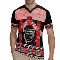 Toitu Te Tiriti O Waitangi Rugby Jersey Maori Wharenui With Taniko Motifs