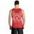 Personalised In September We Wear Red Men Tank Top Polynesia Blood Cancer Awareness
