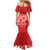 Personalised In September We Wear Red Mermaid Dress Polynesia Blood Cancer Awareness