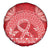 Personalised In September We Wear Red Spare Tire Cover Polynesia Blood Cancer Awareness