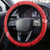 In September We Wear Red Steering Wheel Cover Polynesia Blood Cancer Awareness