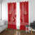 Personalised In September We Wear Red Window Curtain Polynesia Blood Cancer Awareness
