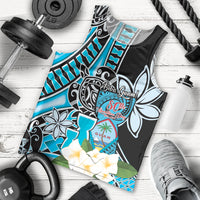 Personalised Guam Liberation Day Men Tank Top Chamorro Latte Stone With Guasali Flowers